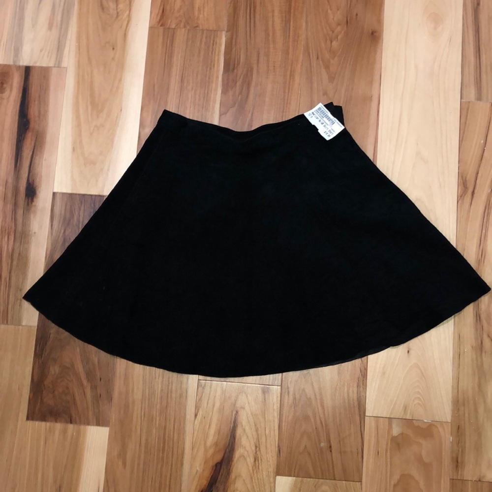 NWT* BLACK SUEDE SKIRT